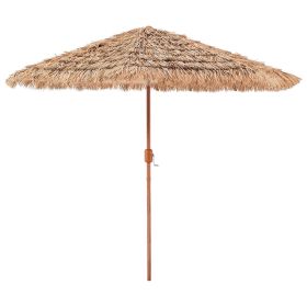 Tiki Umbrella Thatched Patio Umbrella 9 ft Poolside Patio Beach Umbrella