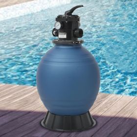 Pool Filter Blue High-density polyethylene Large