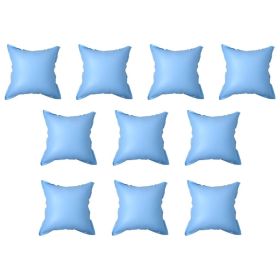 Pool Pillow Set of 10 Blue PVC Large Durable Pool Pillow